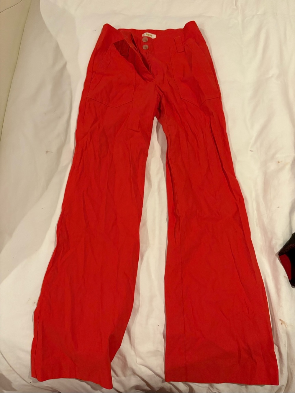 Anthro Bright Orange Pants